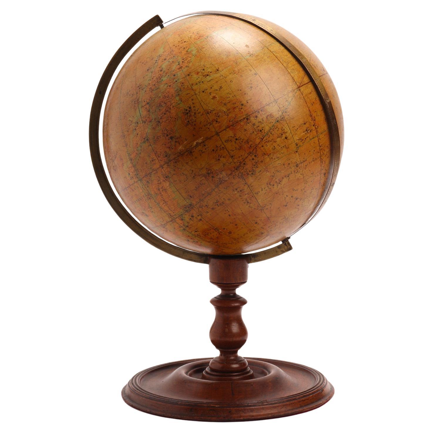 A rare celestial globe edited by J. Wyld, Charing Cross East London 1860. 