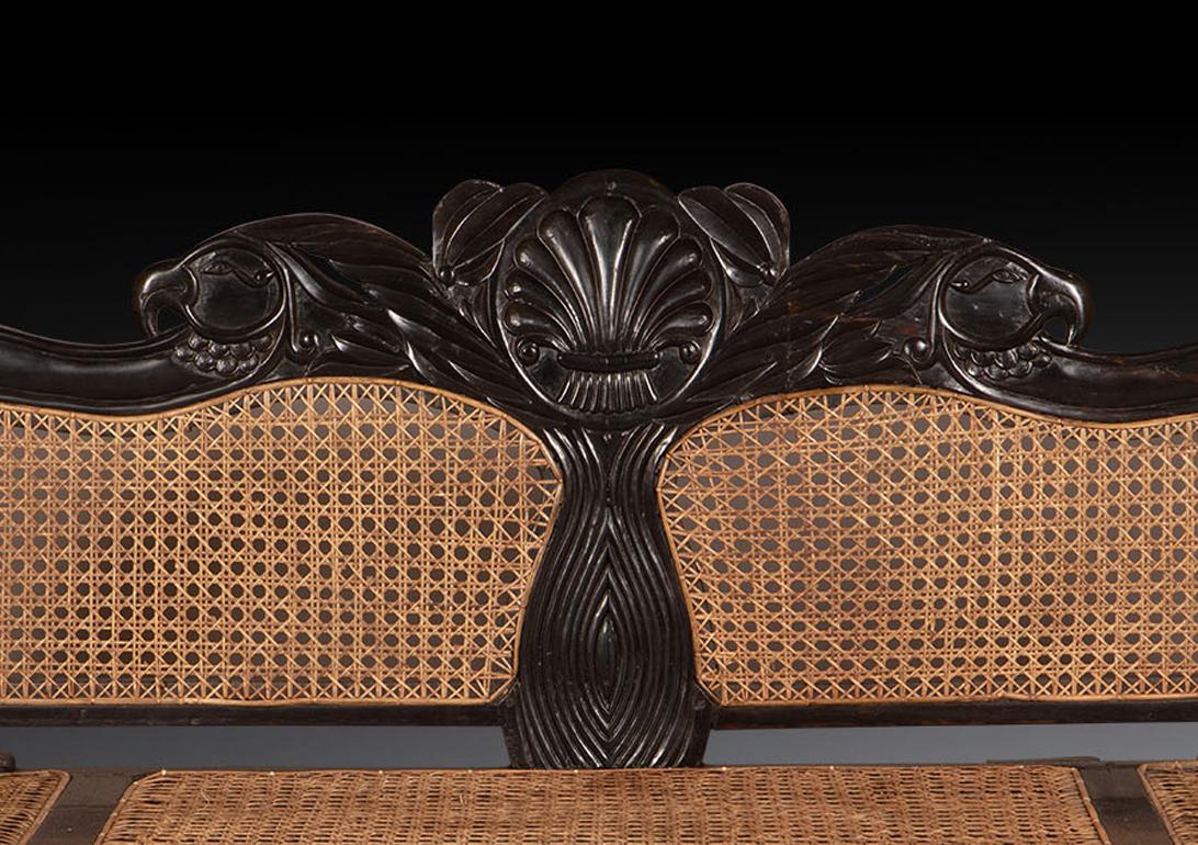 Sri Lankan Rare Ceylonese Ebony Window Seat