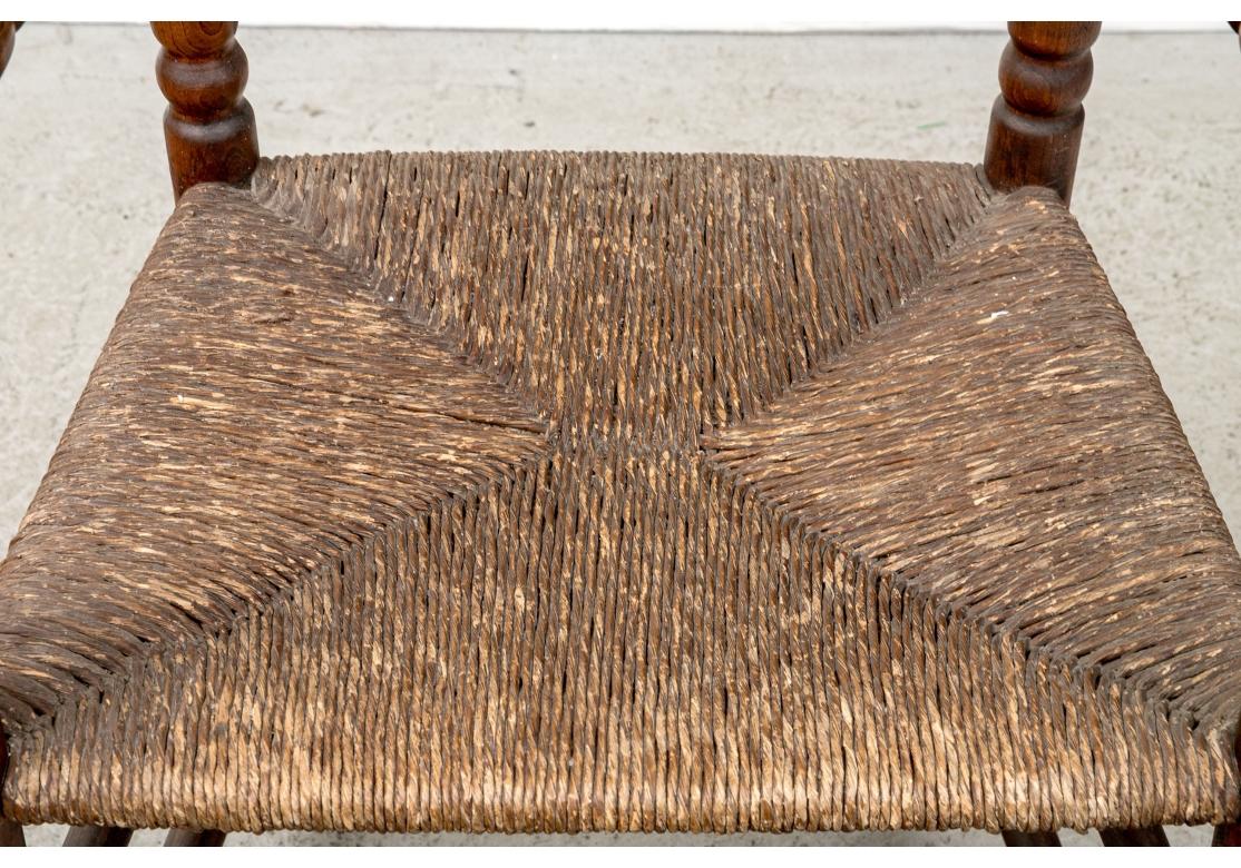 Chaise rare fabriquée à partir d'un arbre d'orme d'un campus de Yale, vers 1888 en vente 2