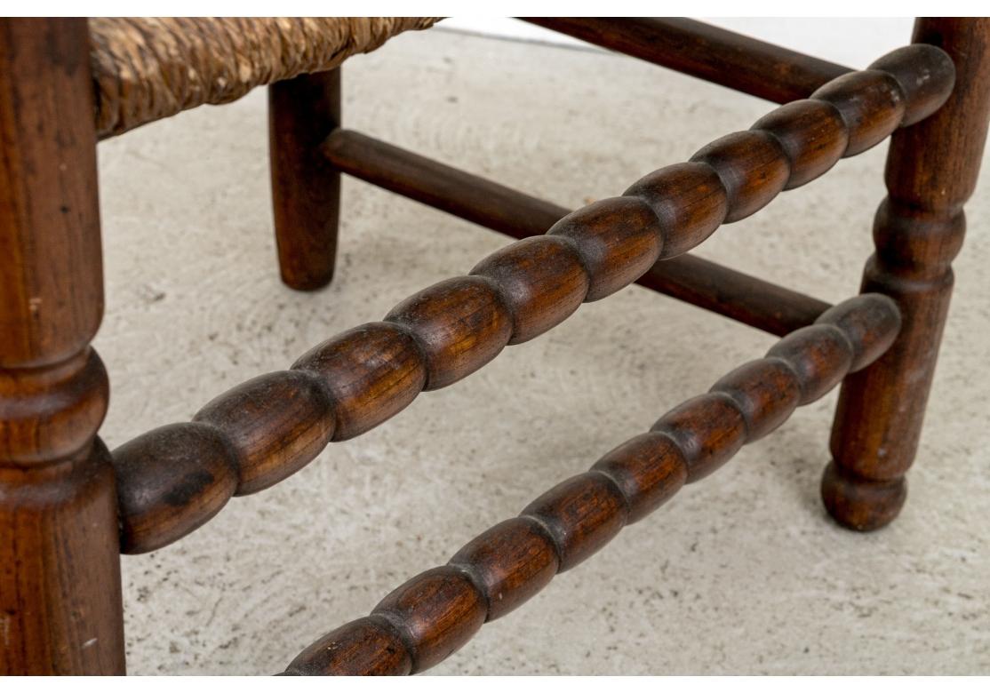 Orme Chaise rare fabriquée à partir d'un arbre d'orme d'un campus de Yale, vers 1888 en vente