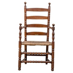 Antique A Rare Chair Made From A Yale Campus Elm Tree, Ca. 1888