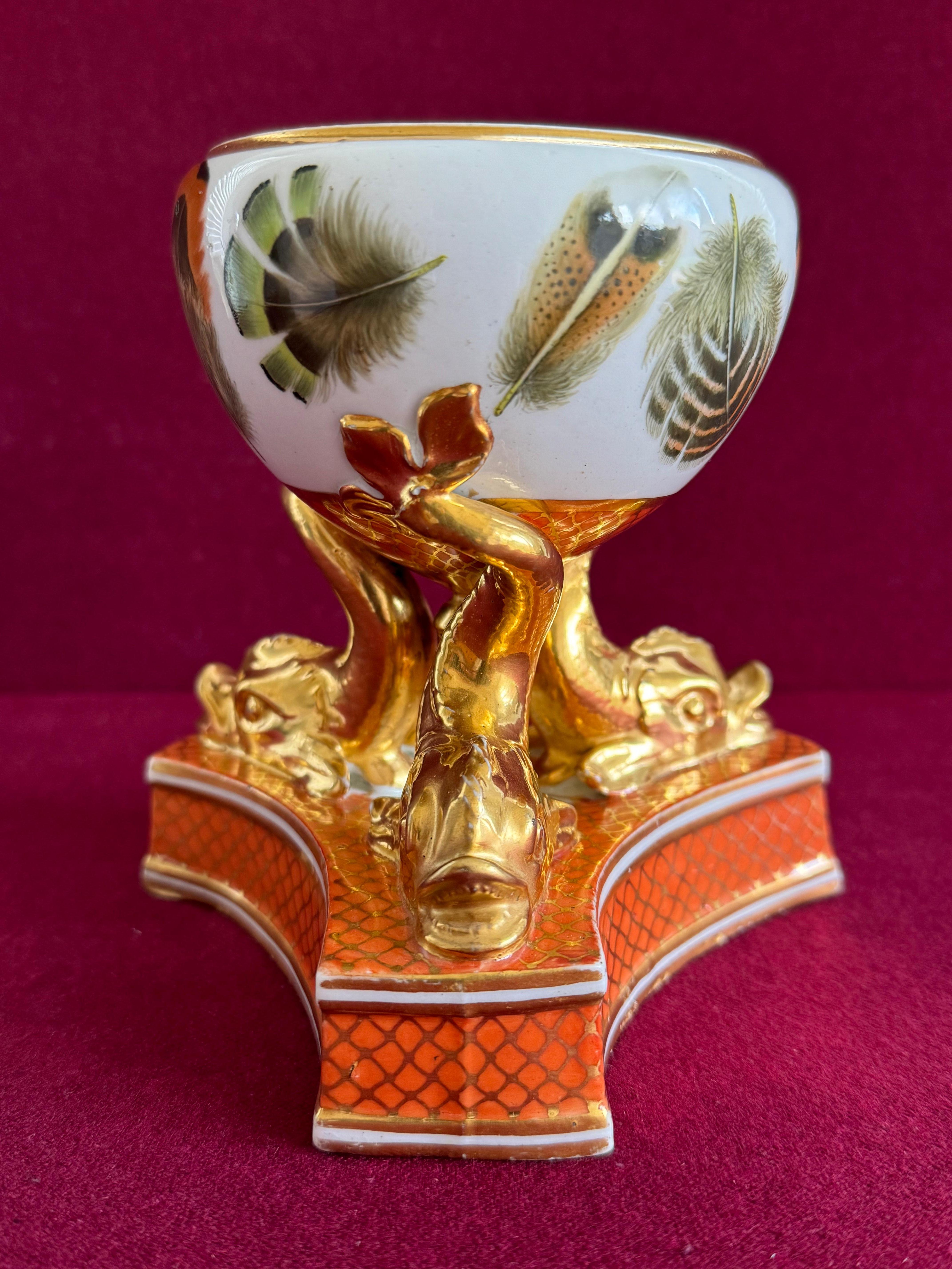 Raro quemador de pastillas de porcelana Chamberlain Worcester c.1807 - 1811 en venta 1