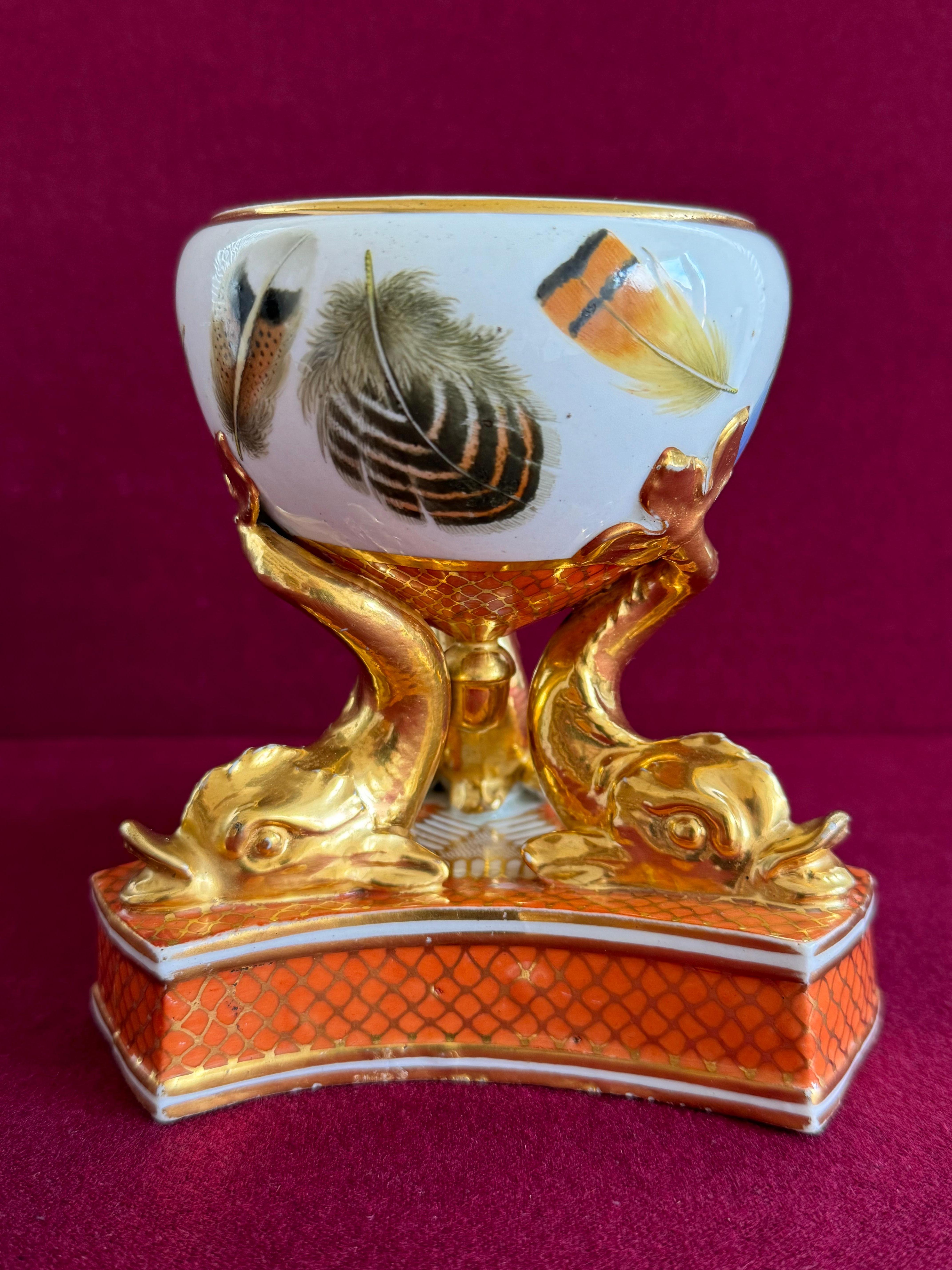 Raro quemador de pastillas de porcelana Chamberlain Worcester c.1807 - 1811 en venta 2