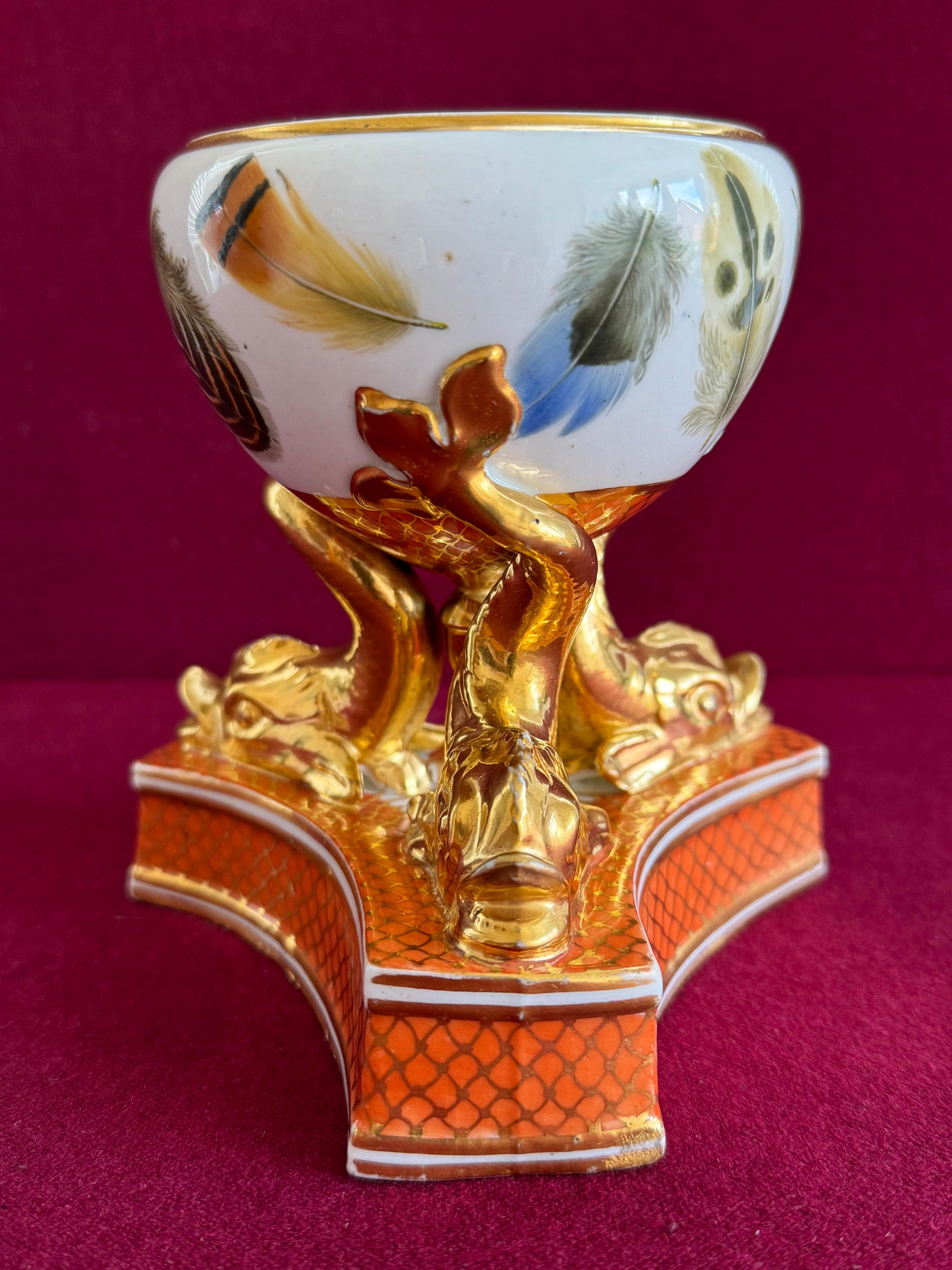 Raro quemador de pastillas de porcelana Chamberlain Worcester c.1807 - 1811 en venta 3