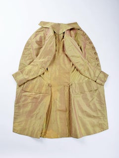 A Rare Changing Taffeta Frock Coat Habit - France Late Louis XVI period C. 1790