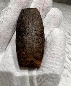 A Rare Chinese Antique Nephrite Jade Bead Amulet.Ming Dynasty