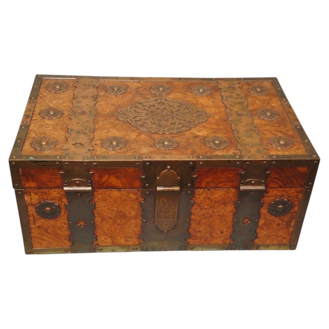 A Rare Chinese Export Example of a Coffre Fort For Sale