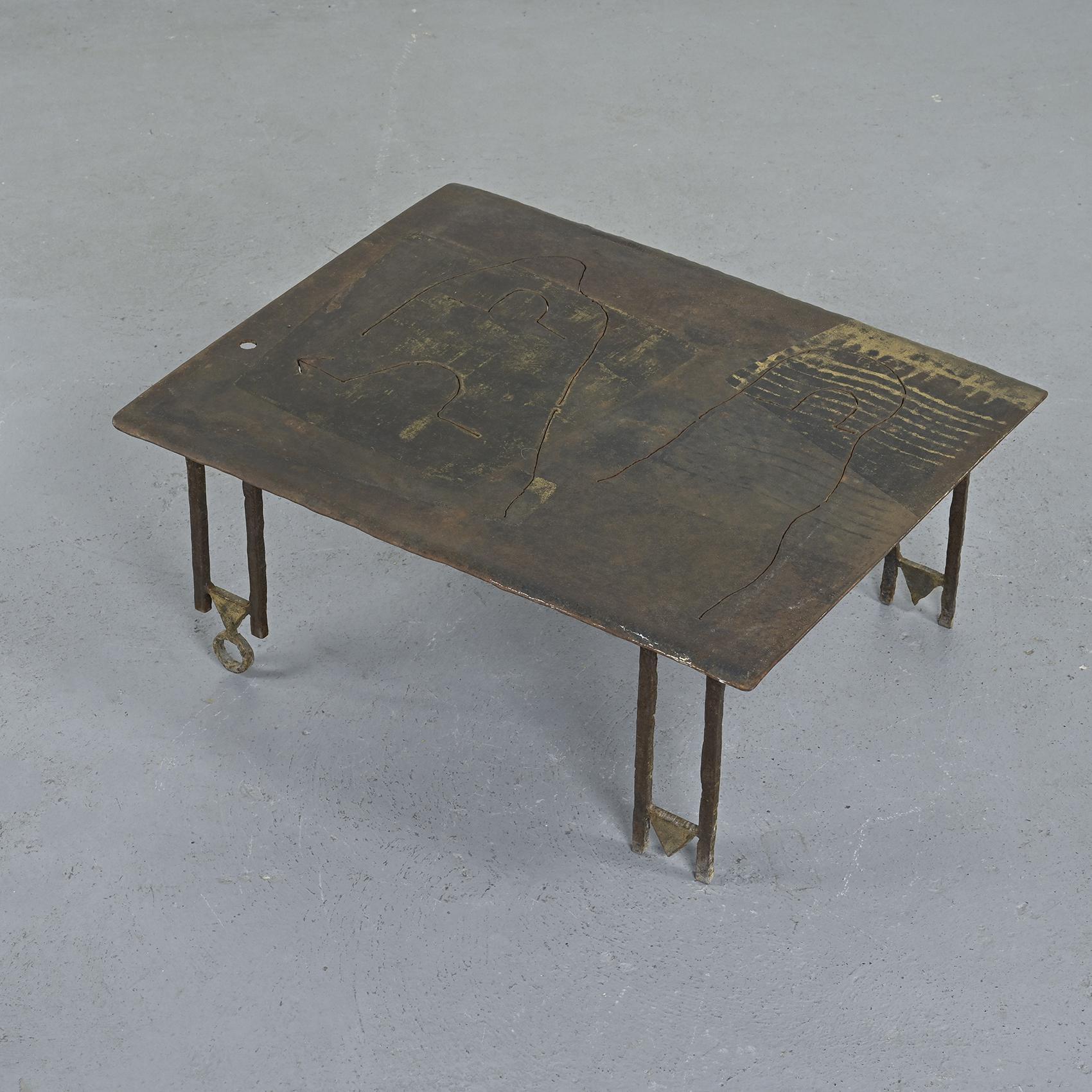 A rare coffee table by Jean-Jacques Argueyrolles, circa 1990 3