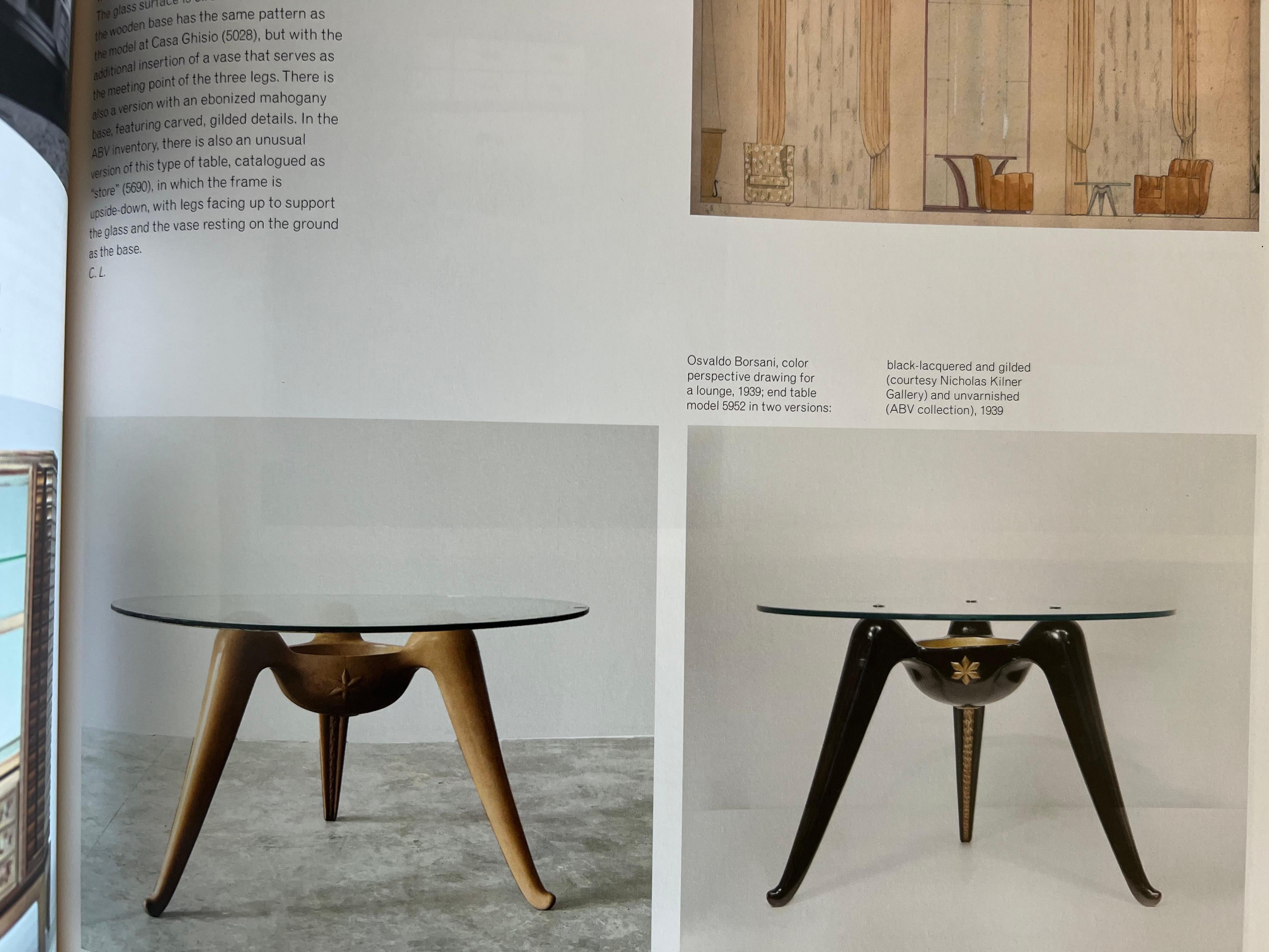 Une table basse rare d'Osvaldo Borsani vers 1939. en vente 9