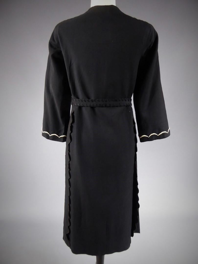  Abend- oder Innen-Kaftan Madeleine Chéruit Haute Couture um 1920/30 im Angebot 11