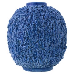 A Rare Deep Blue Hedgehog vase - Chamotte - Gunnar Nylund - Rörstrand