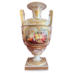 Antique Rare Derby Porcelain Vase C.1815 Decorated by Thomas Steele