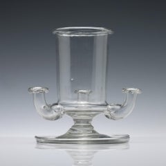 Rare Early 18th Century Three-Spouted Oil Lamp, circa 1710
