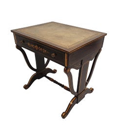 Rare Early 19th Century American Baltimore Federal Parcel Gilt Writing Desk