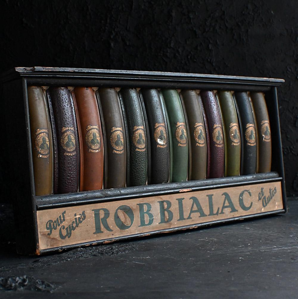 French A rare early 20th century paint advertising display unit For Sale