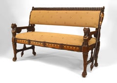 A Rare Egyptian Revival Loveseat