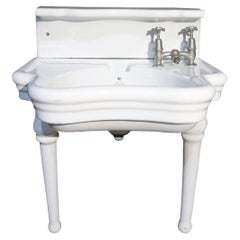 Rare English Barber Shop Wash Basin