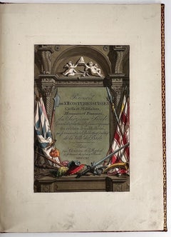 Un raro folio de trajes civiles y militares suizos según Hans Holbein The Younger