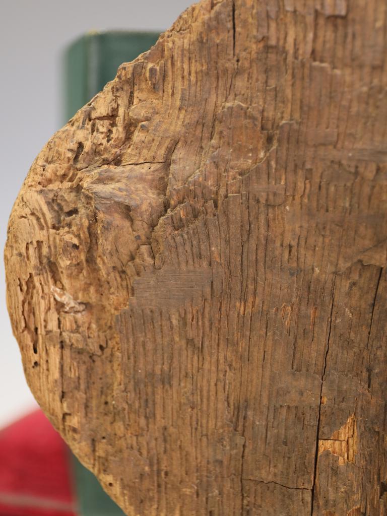 Wood A Rare French Carved Architectural Fragment: Baroque Putto Head from Rouen Cathe For Sale