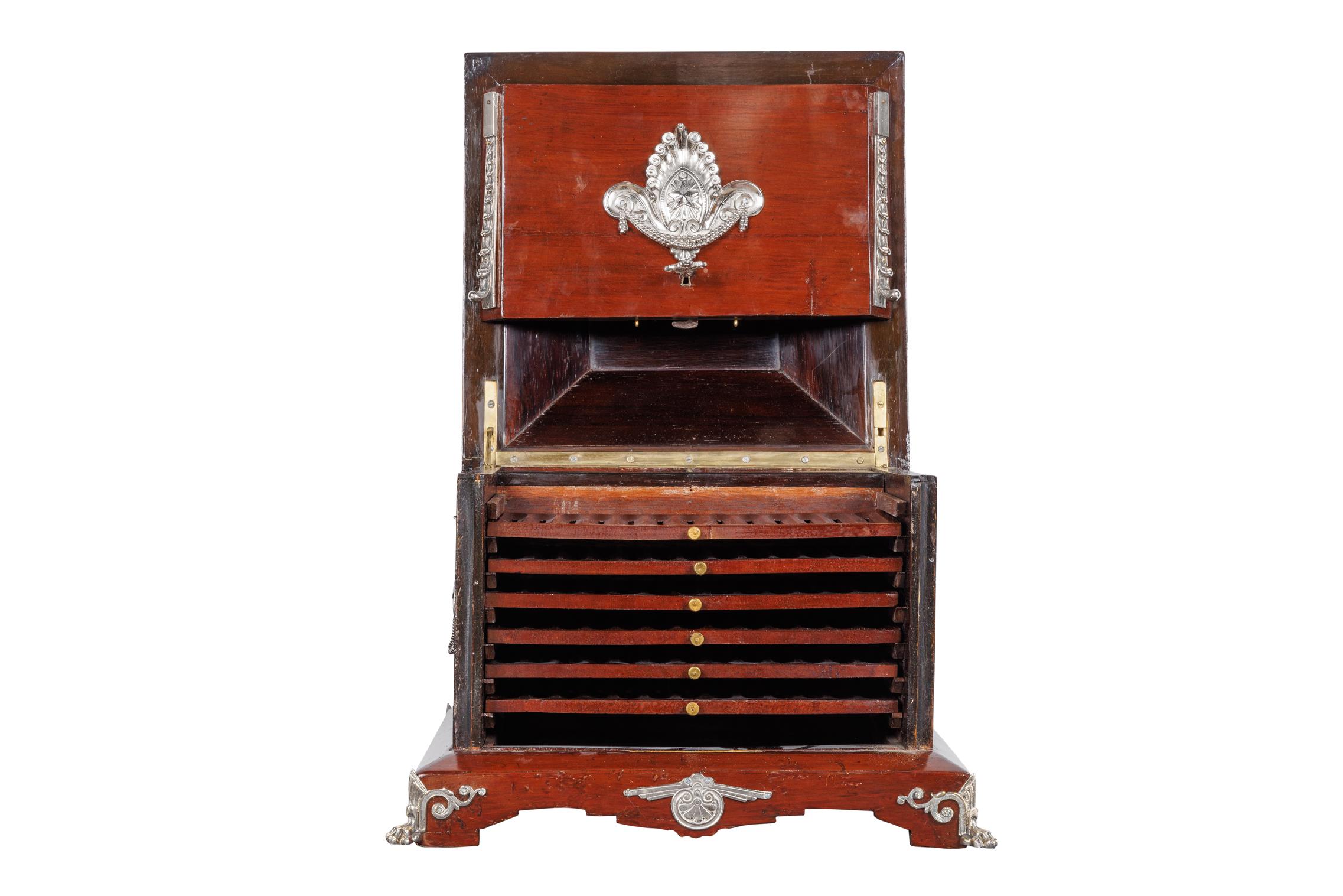 Un rare cave à cigares français par Charles Guillame Diehl et Jean Brandley Bon état - En vente à Queens, NY