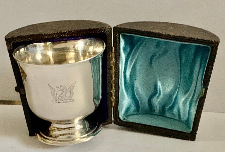 Rare George II Silver Tot Cup Circa 1736 In Good Condition For Sale In London, GB