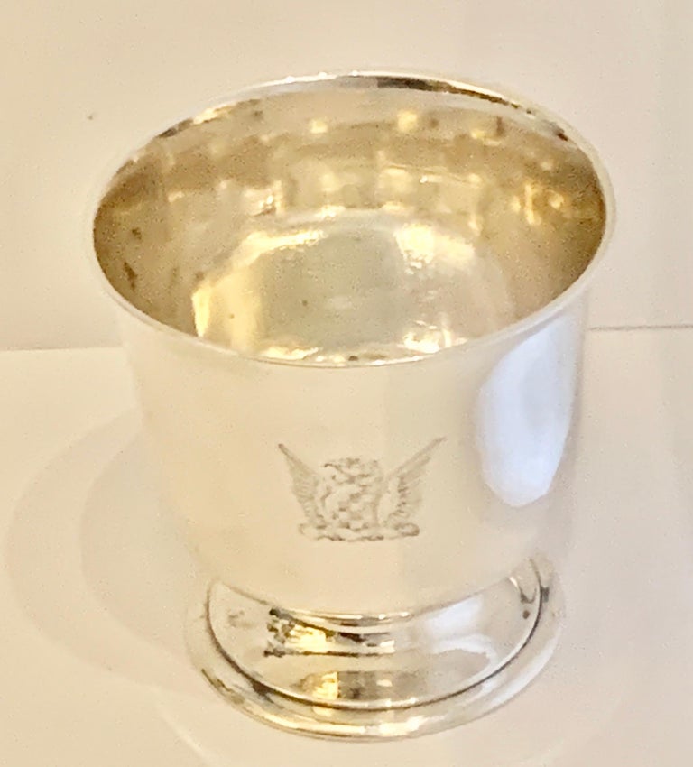 Mid-18th Century Rare George II Silver Tot Cup Circa 1736 For Sale