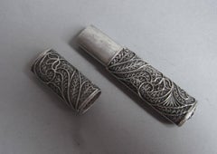 Rare George III Filigree Bodkin Case Made circa 1800
