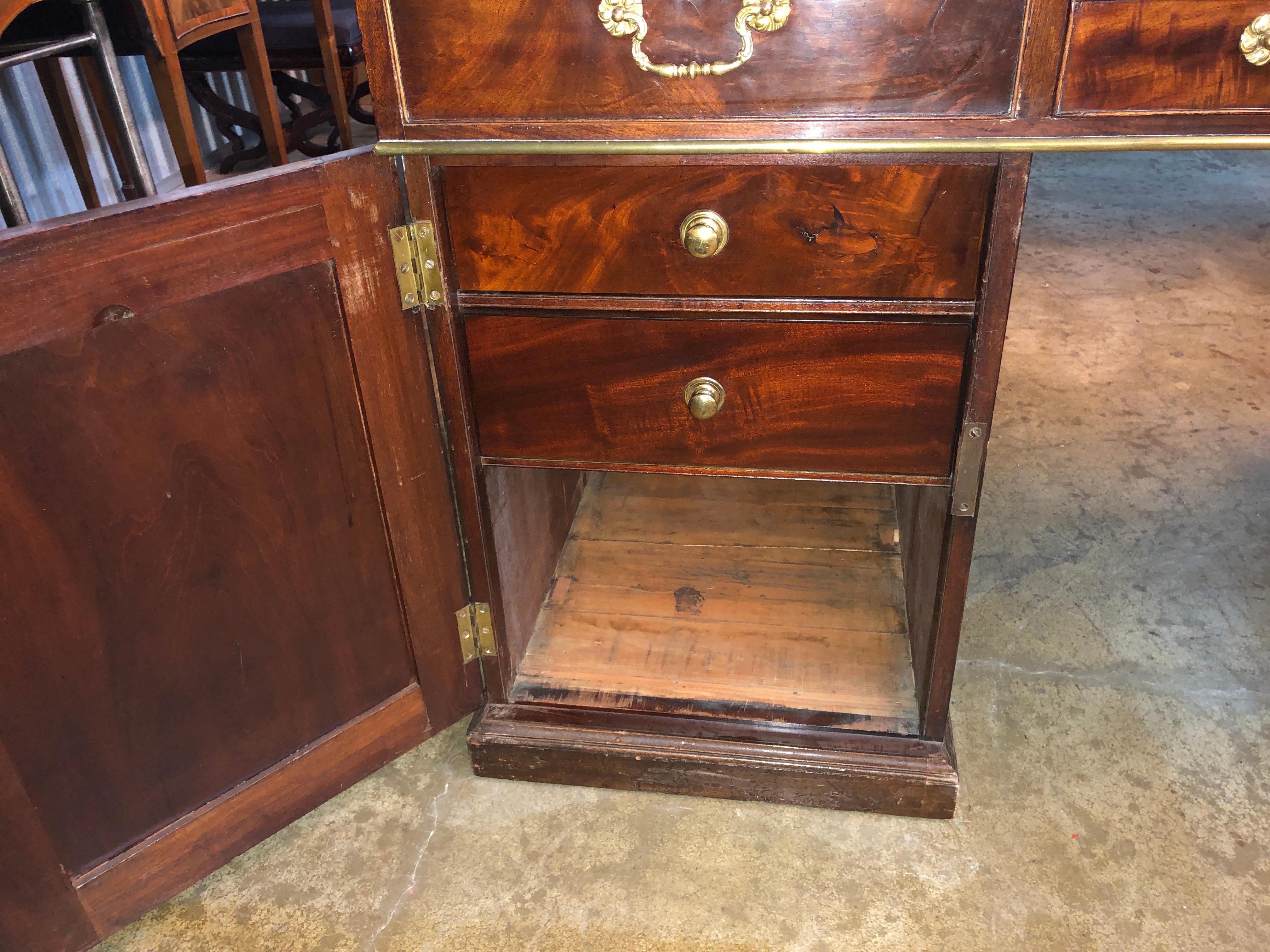A Rare George III Mahogany Partners Desk 1
