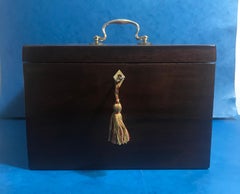 Rare Georgian Mahogany Jewellery Box