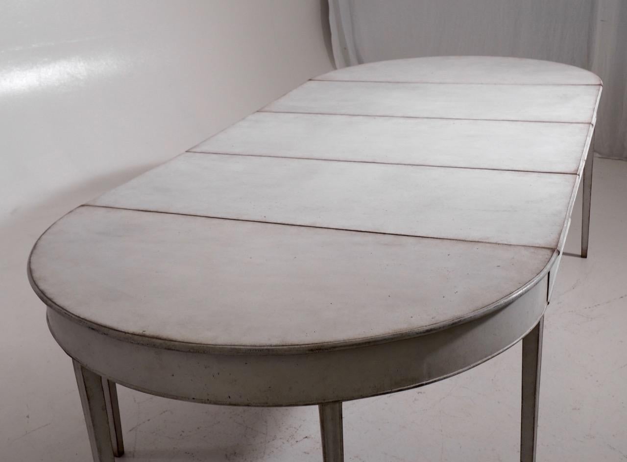 Rare Gustavian Extension Table, circa 1790-1810 5