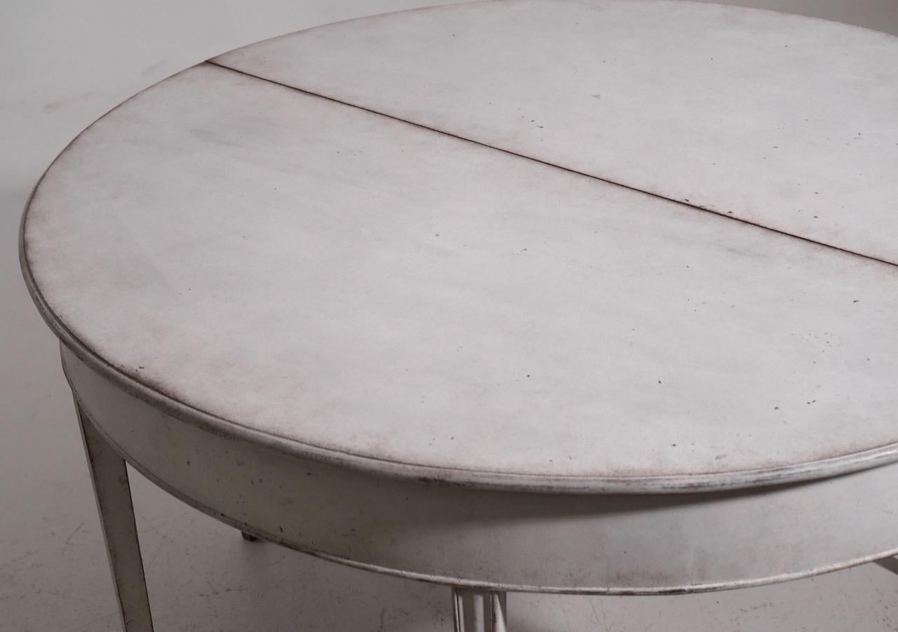 18th Century and Earlier Rare Gustavian Extension Table, circa 1790-1810
