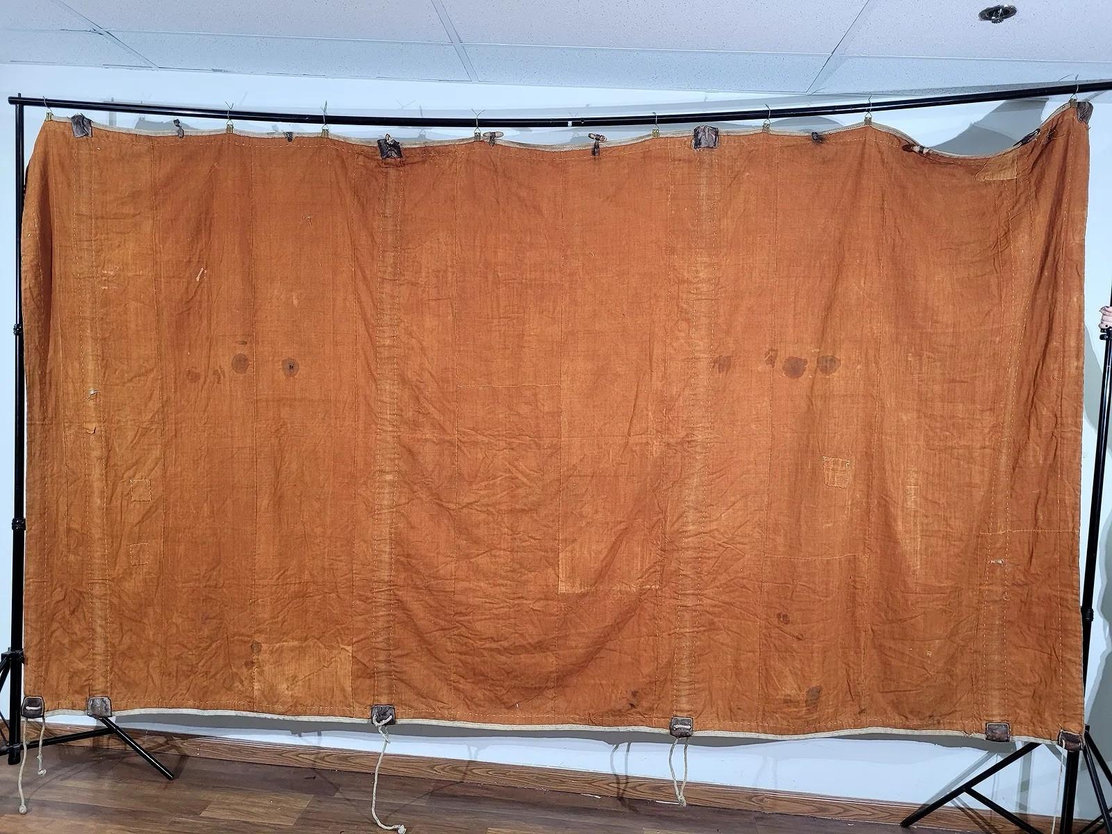 Rara e importante tenda Qajar del XIX secolo con stampa a blocchi Ghalamkar con tigri e pavoni in vendita 5