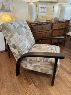 "A Rare Jindrich Halabala " Mid-Century Bentwood Lounge Chair one of two.
