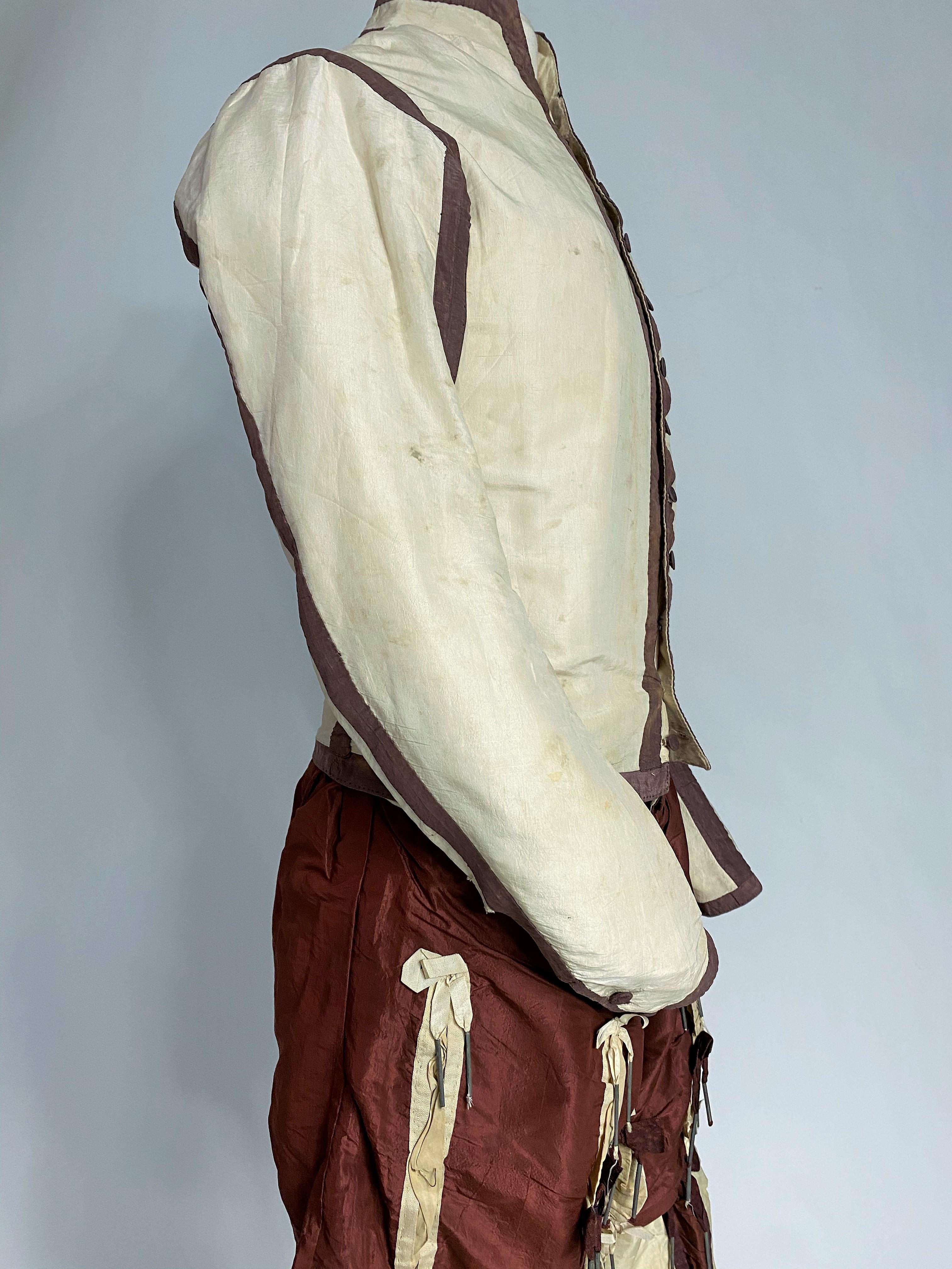 A Rare Jockey (?) Silk jumpsuit and breeches - England 18th century 5