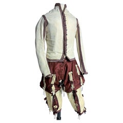 A Rare Jockey (?) Silk jumpsuit and breeches - England 18th century