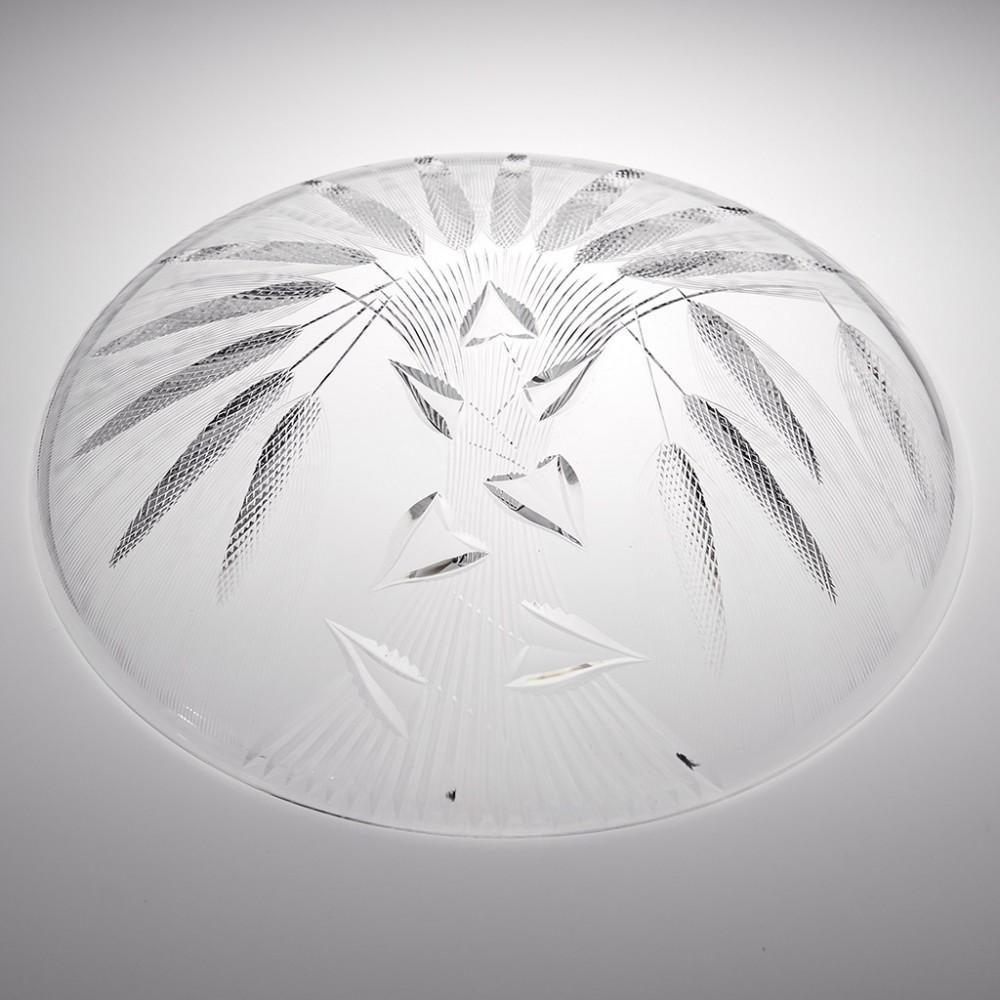 A Rare Josef Svarc Cut Glass Charger, c1965 3