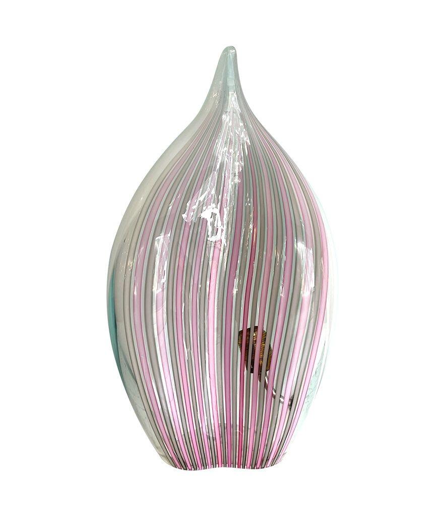 Rara lámpara en forma de lágrima de cristal de La Murano, de Lino Tagliapietra en venta 6