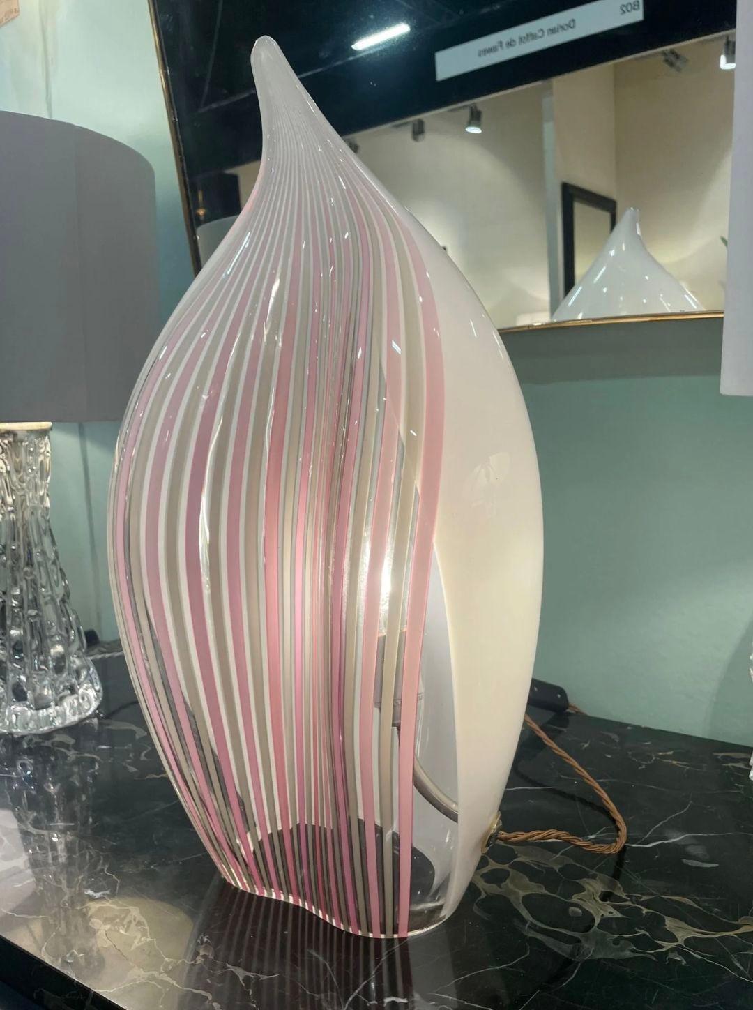 Rara lámpara en forma de lágrima de cristal de La Murano, de Lino Tagliapietra en venta 9
