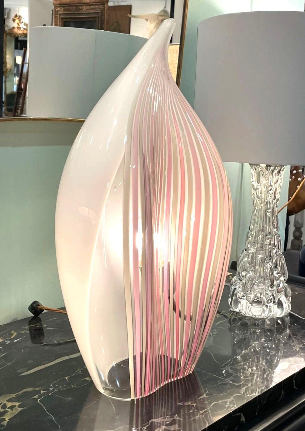 Rara lámpara en forma de lágrima de cristal de La Murano, de Lino Tagliapietra en venta 12