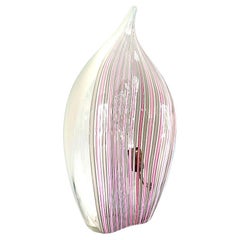 Rara lámpara en forma de lágrima de cristal de La Murano, de Lino Tagliapietra