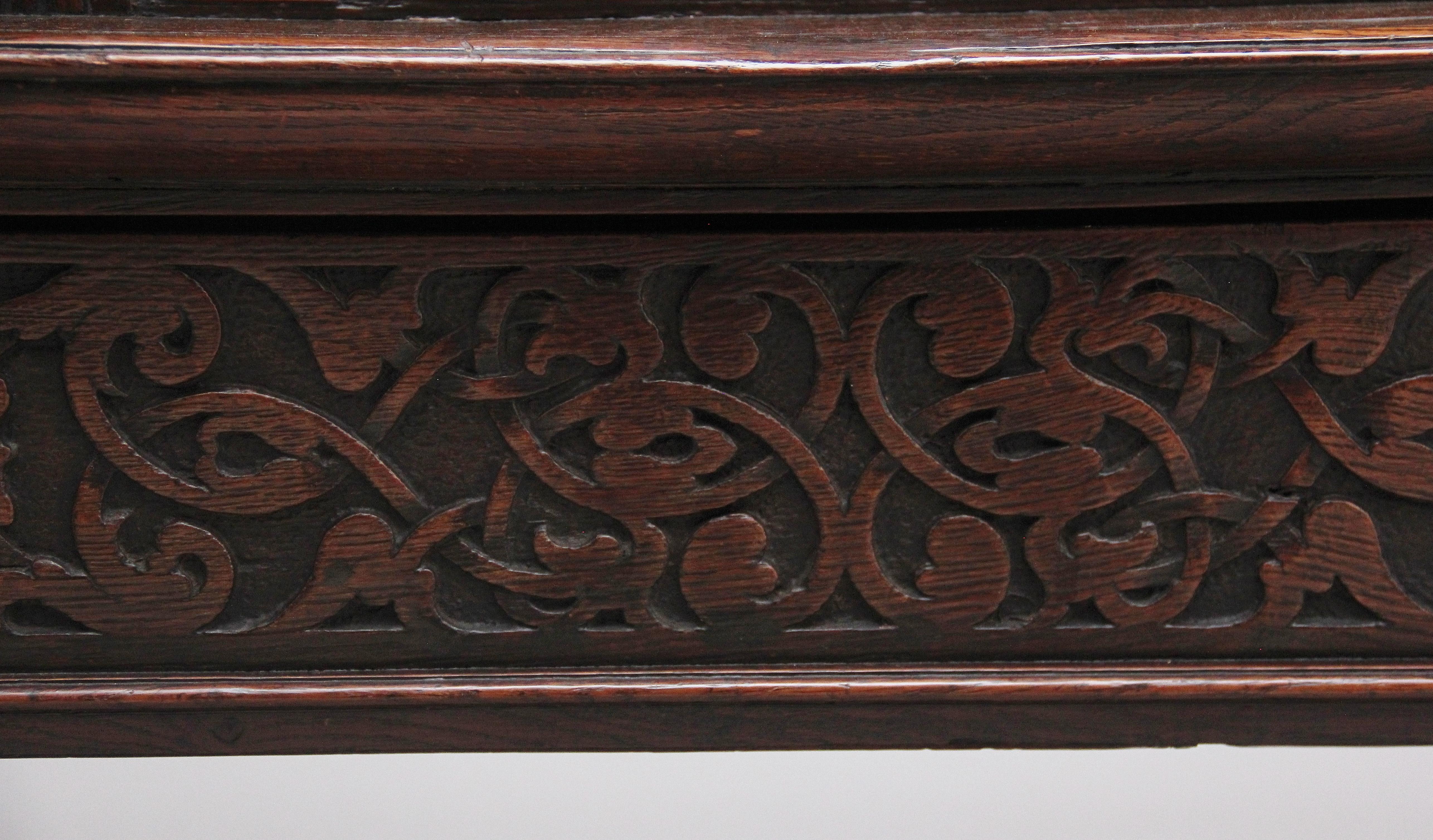 Rare Late 16th Century Oak Court Cupboard For Sale 11