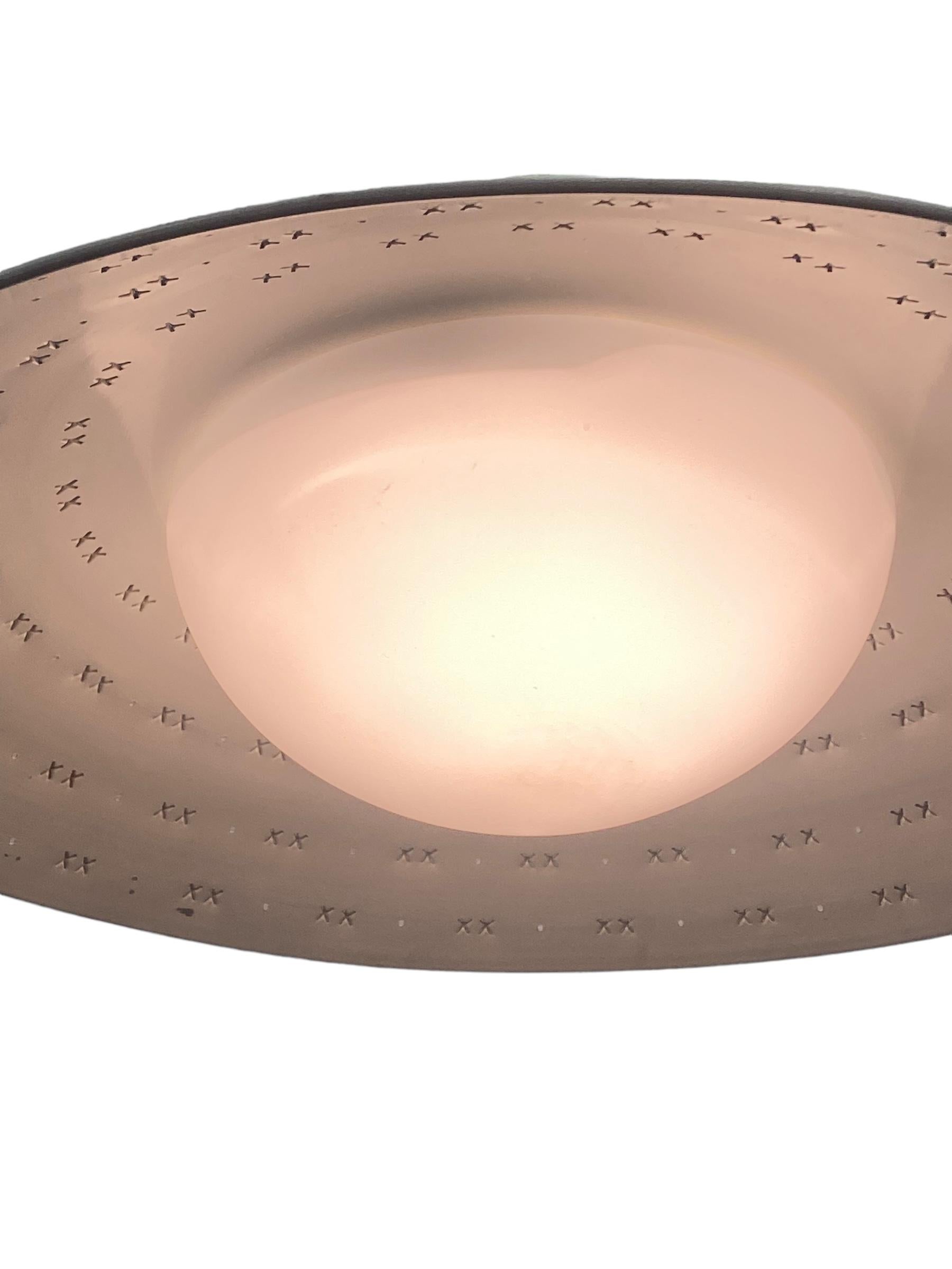 Mid-20th Century A Rare Lisa-Johansson Pape Ceiling Lamp FN 03-433, Orno 1950s For Sale