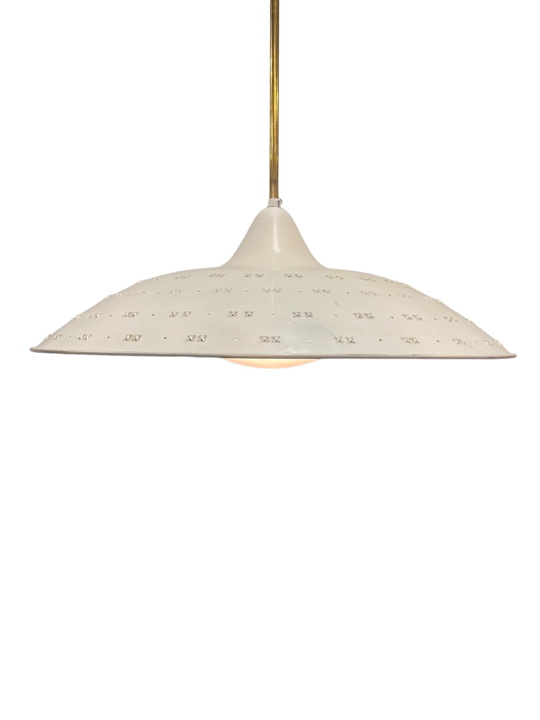 A Rare Lisa-Johansson Pape Ceiling Lamp FN 03-433, Orno 1950s For Sale 1