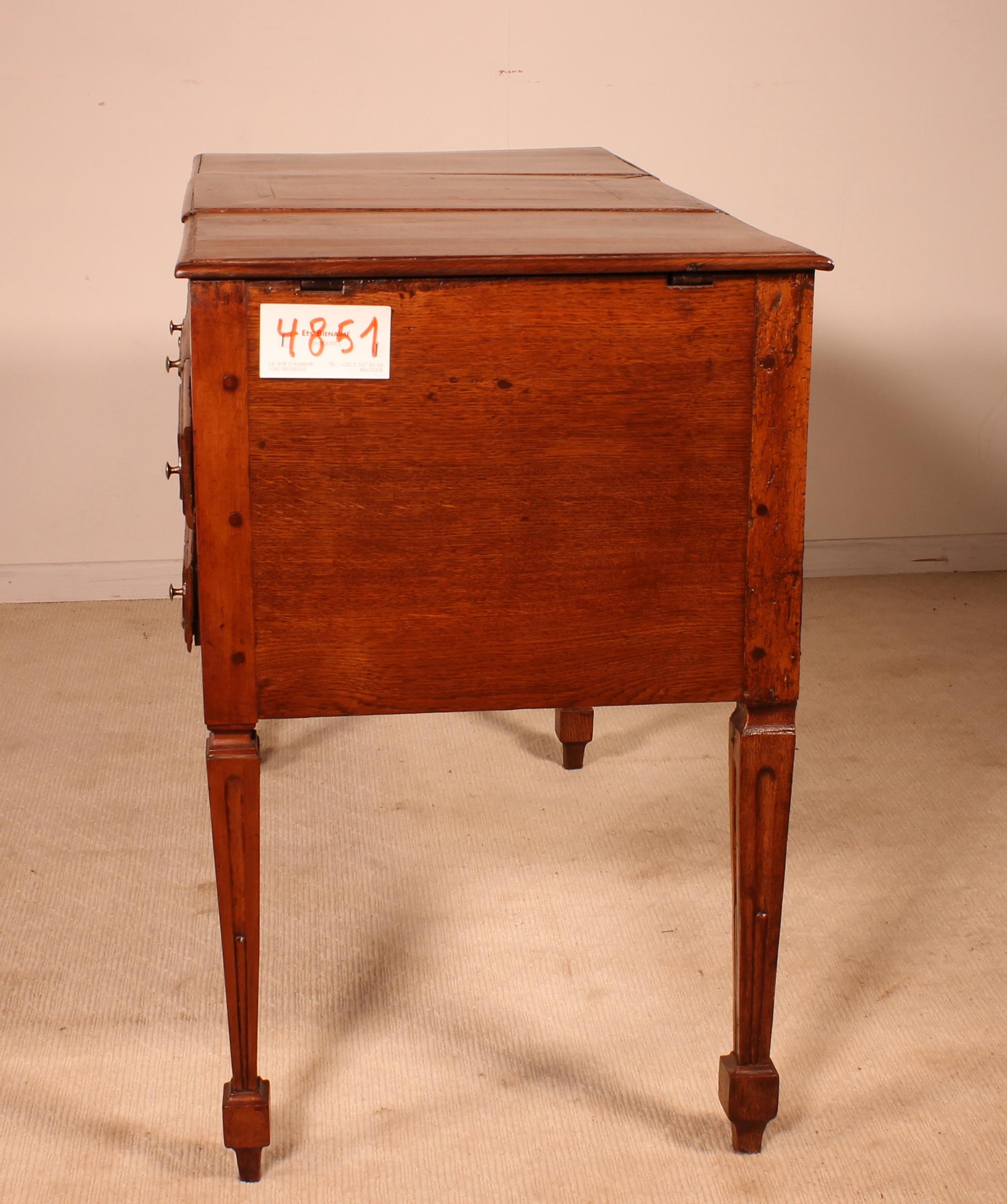 vintage oak dressing table