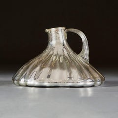Rare Mercury Glass Jug of Unusual Form