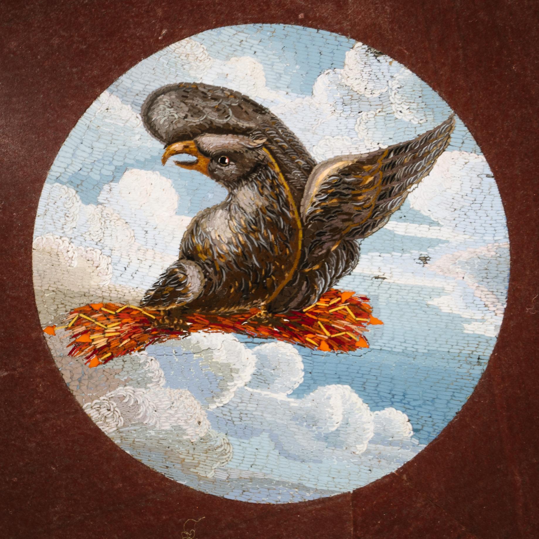 A Rare Micromosaic Table, Attributed to Michelangelo Barberi, Rome For Sale 6