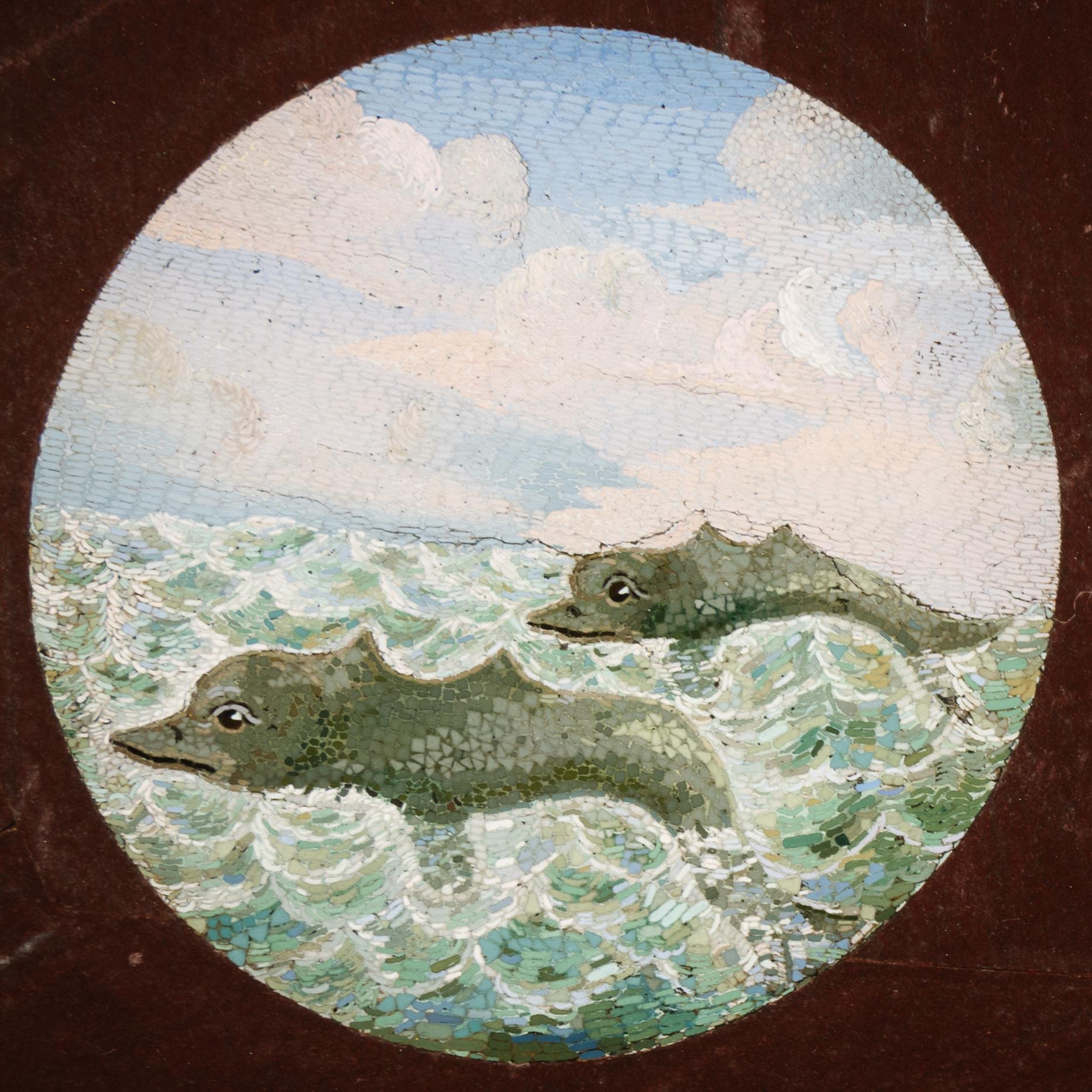 A Rare Micromosaic Table, Attributed to Michelangelo Barberi, Rome For Sale 13
