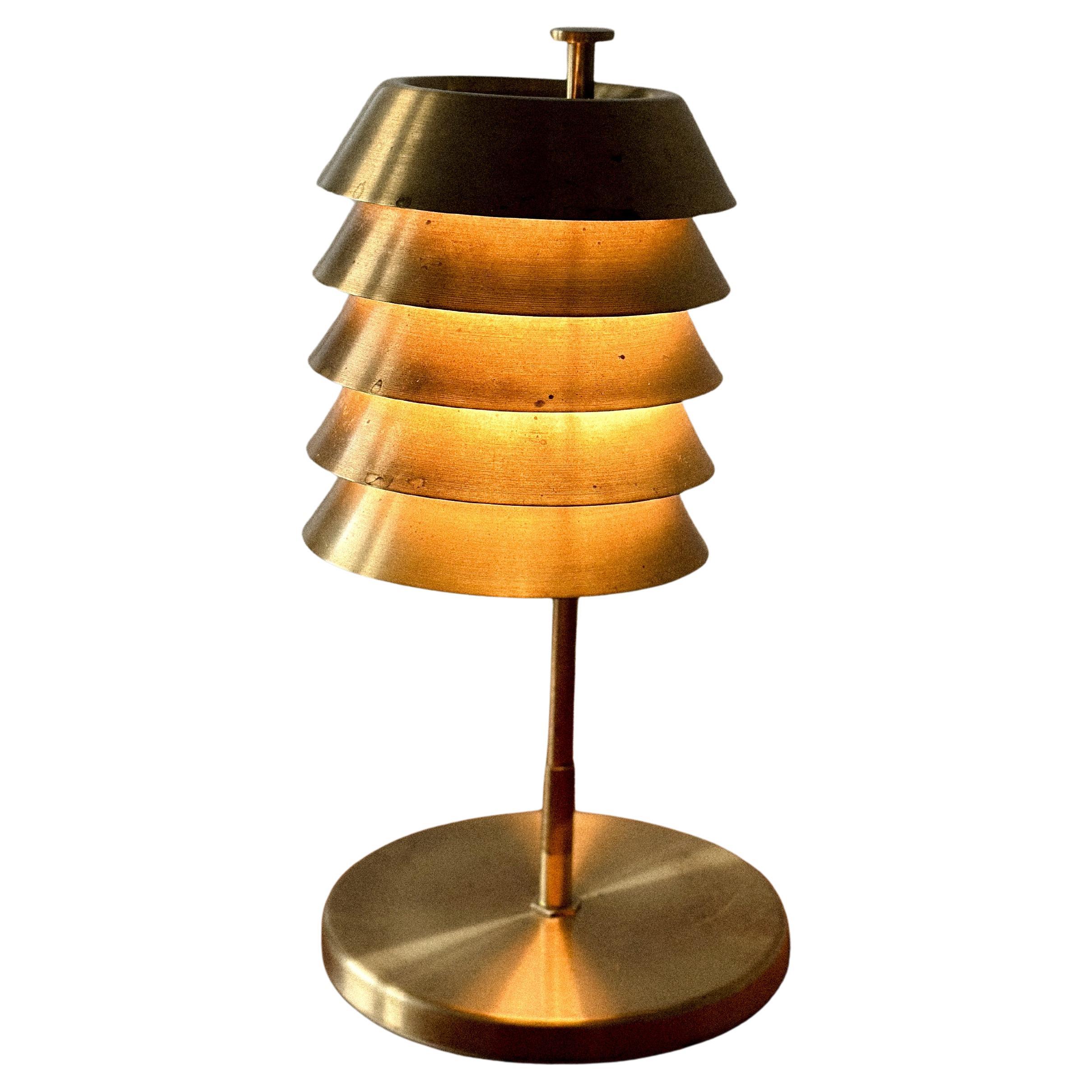 A Rare Mid-Century Brass Table Lamp, Norway, c. 1950s