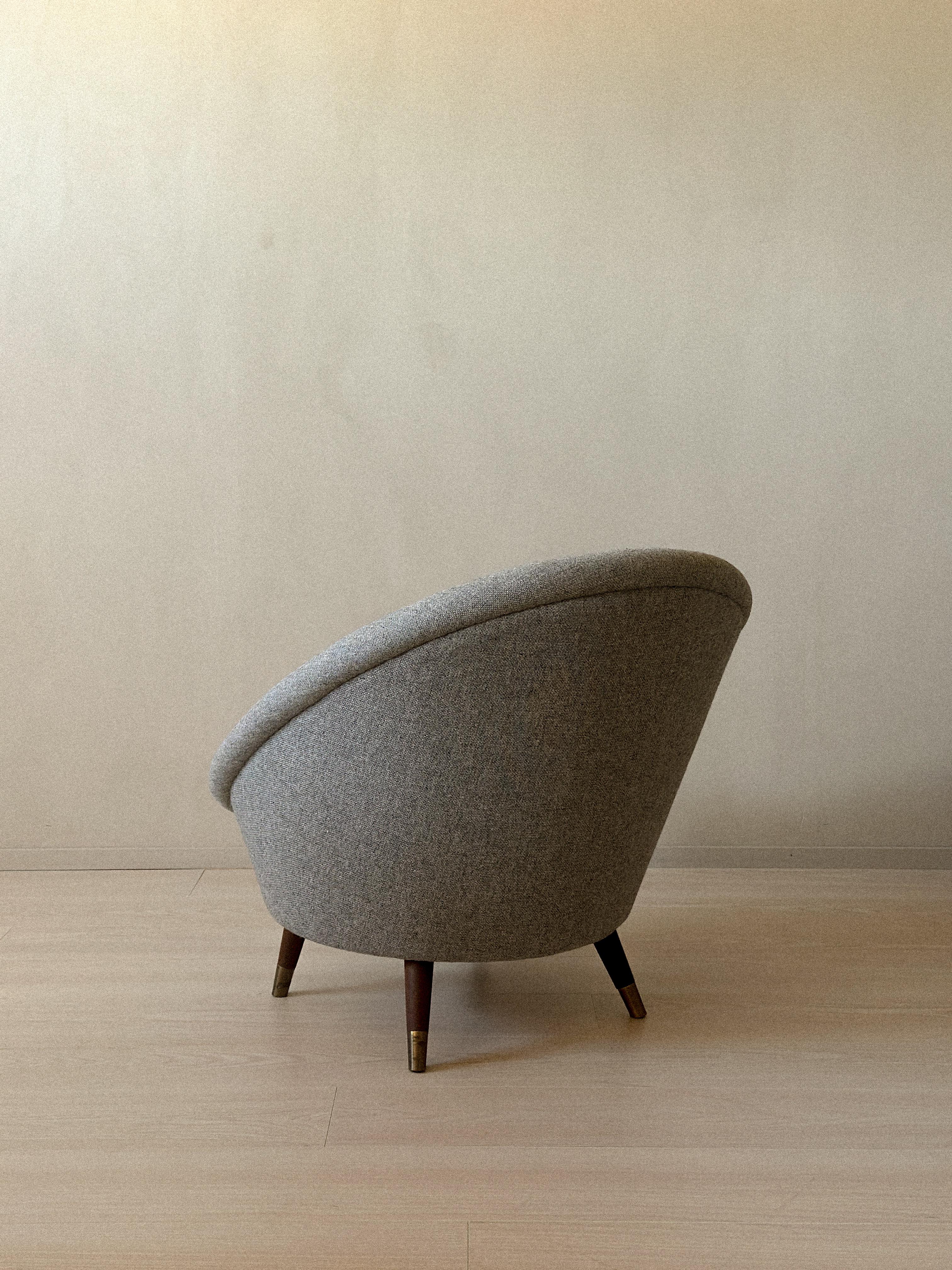 A Rare Mid-Century Scandinavian Egg Chair, Model 