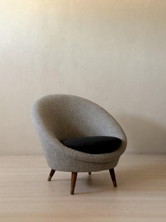 A Rare Mid-Century Scandinavian Egg Chair, Model "Florida" by Vatne